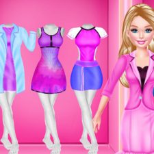 Barbie Służbowy Outfit Ubieranka