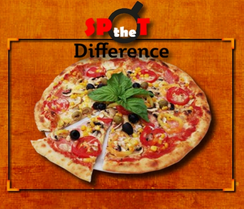 Pizza - znajdź różnicę