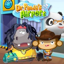 Dr Panda na lotnisku