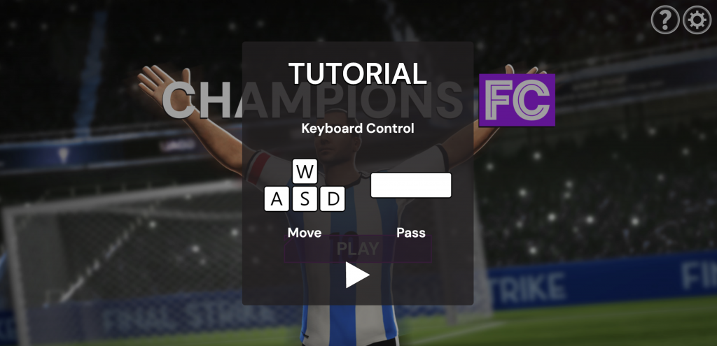 Sterowanie w grze Champions FC 